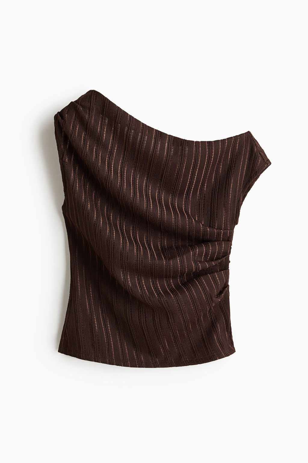 Top de un hombro con textura - H&m фото 2