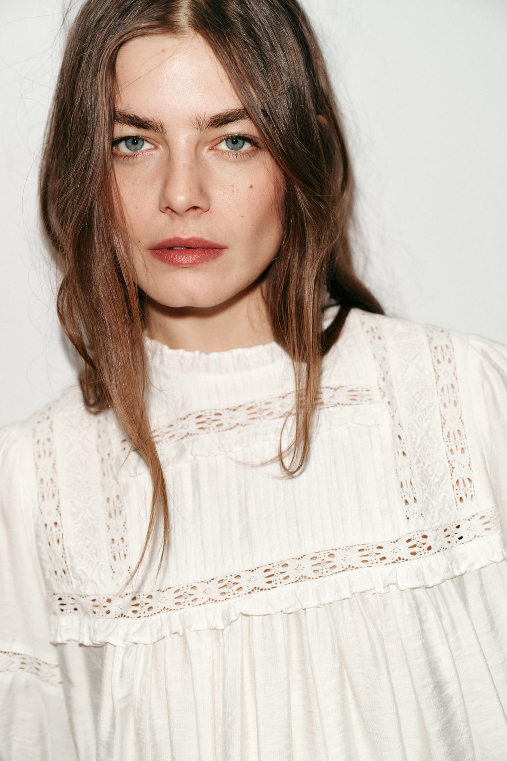 ROMANTIC BALLOON SLEEVE BLOUSE - Zara фото 16