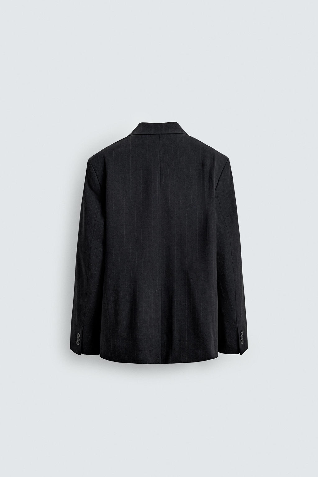 DOUBLE-BREASTED PINSTRIPE SUIT BLAZER - Zara фото 8