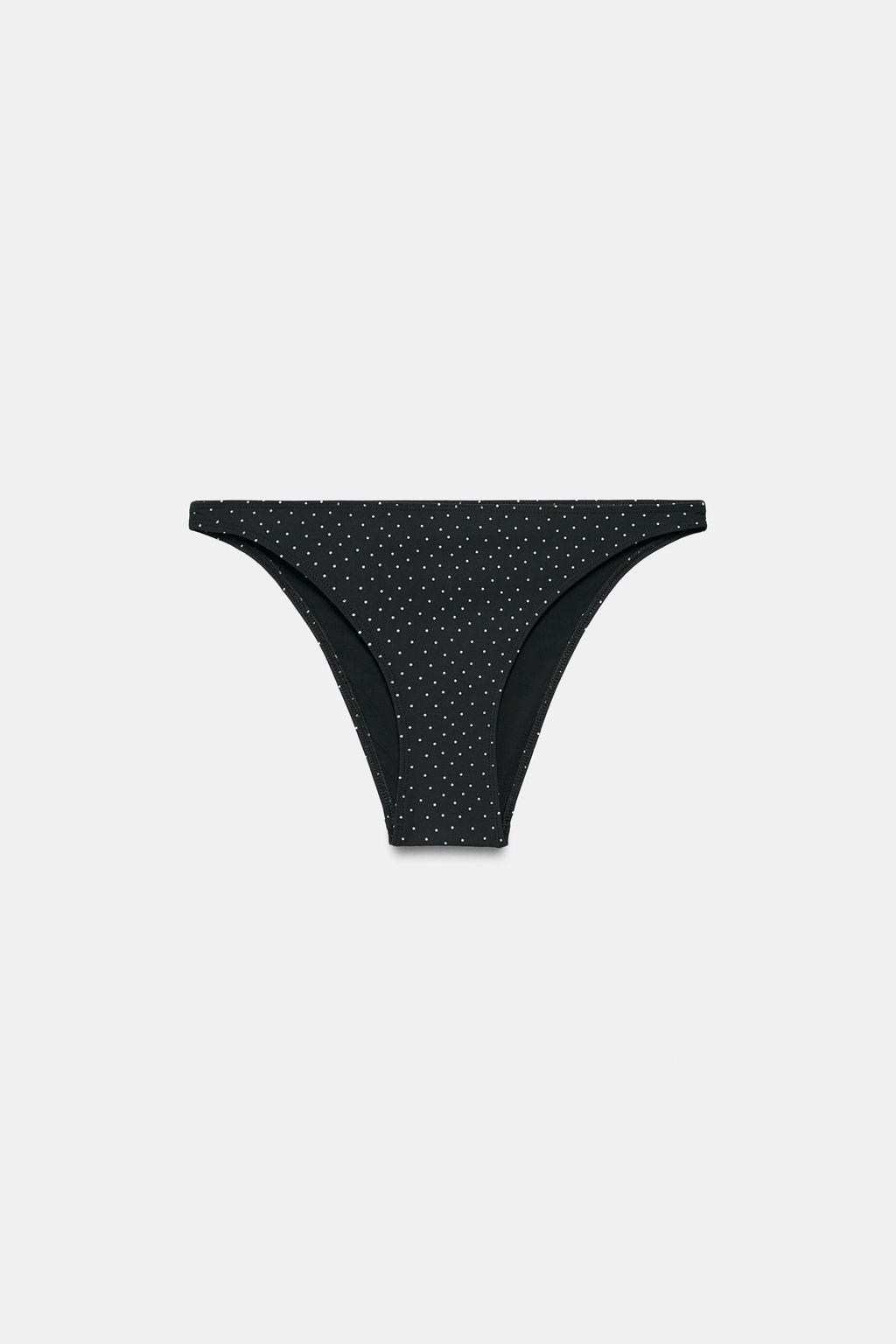 BRAGUITA BIKINI ESTAMPADO TOPOS / Negro - Zara фото 9