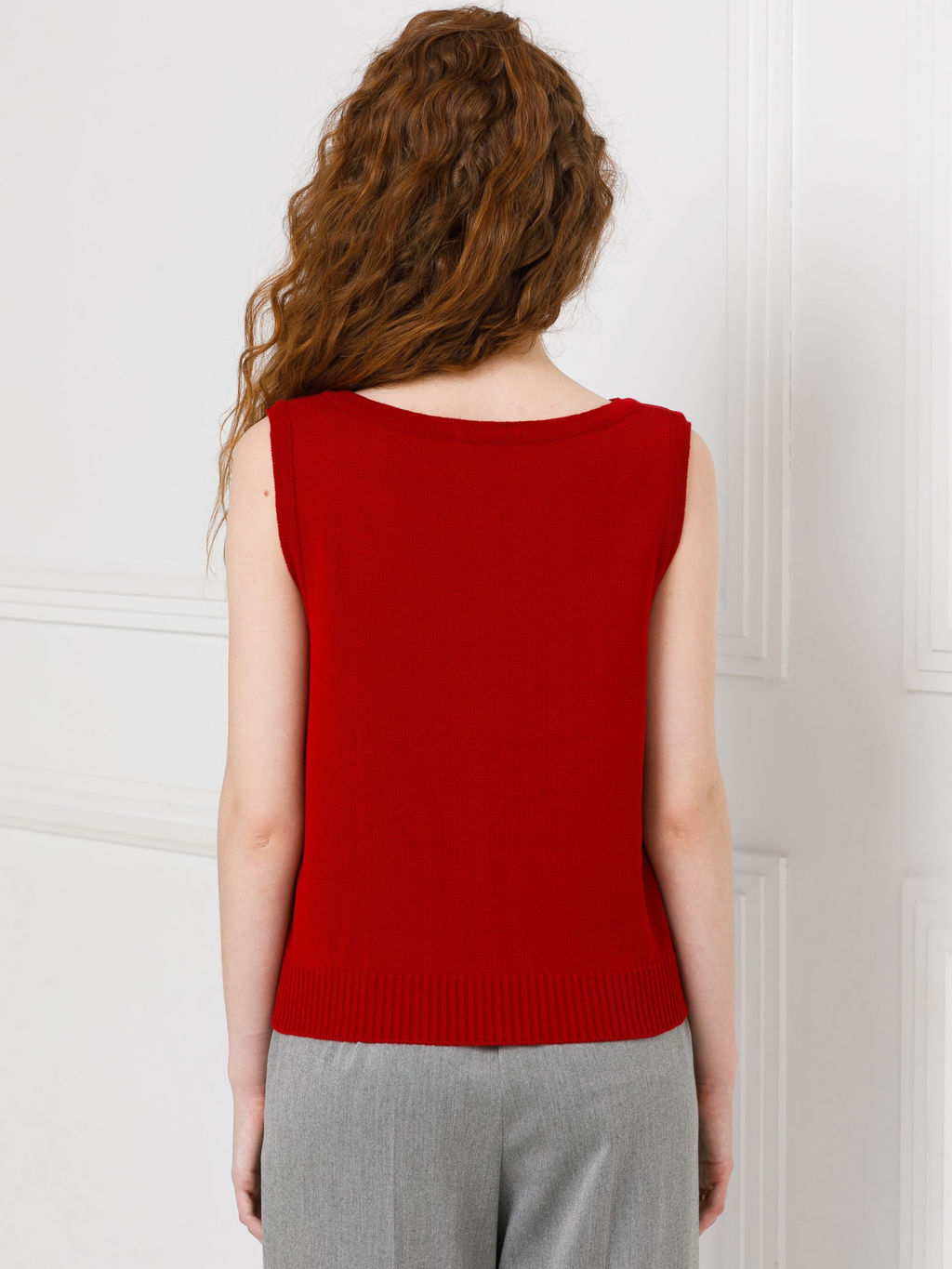 Блузка вязаная