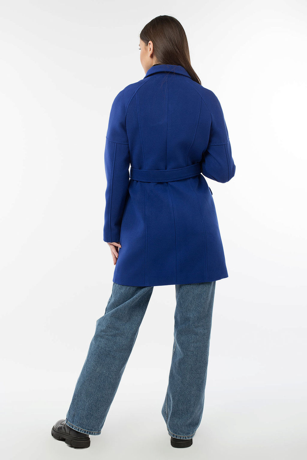 01-05421 Пальто женское демисезонное (пояс) - El podio фото 3