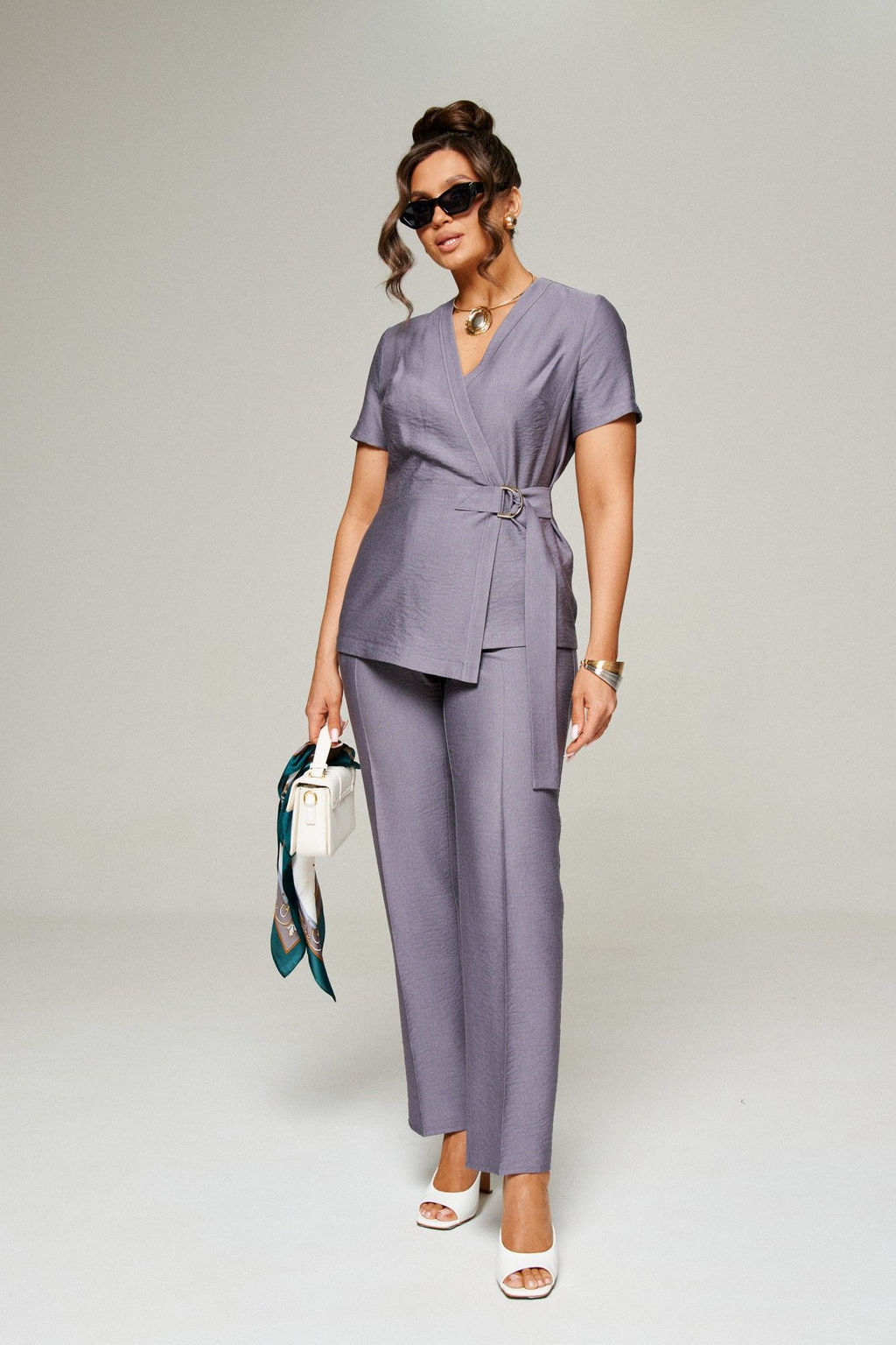 Костюм 6308 графит, Брюки, Жакет - B&F фото 3