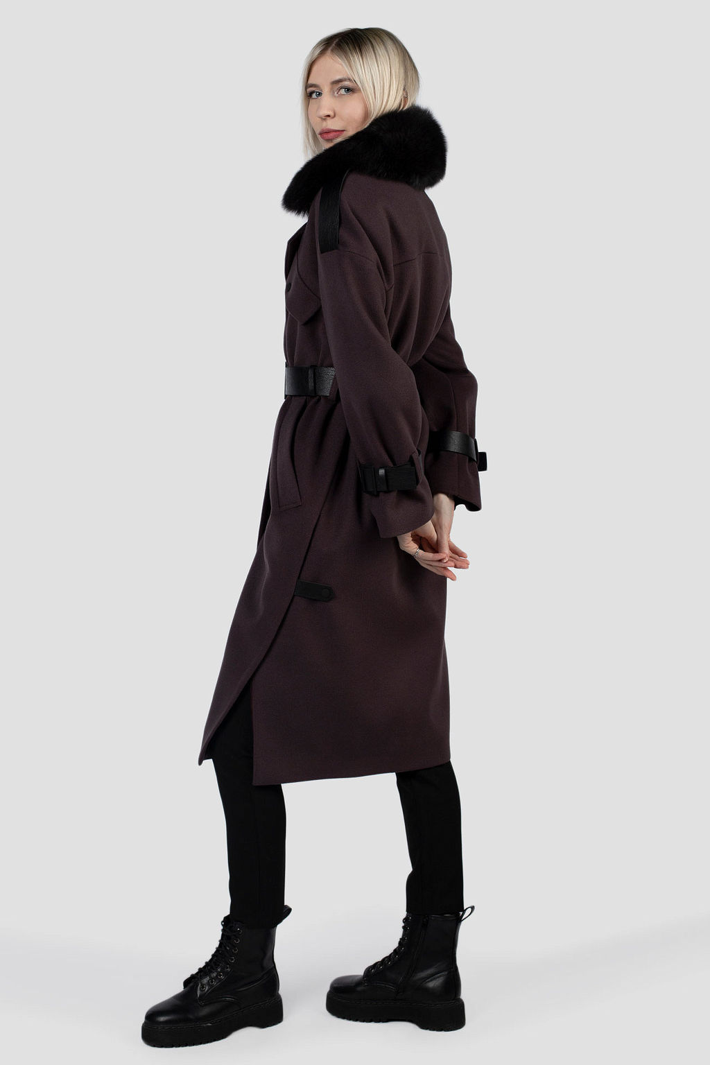 Мех натуральный (песец) Пальто утепленное Термофинн 100 г - El podio фото 4