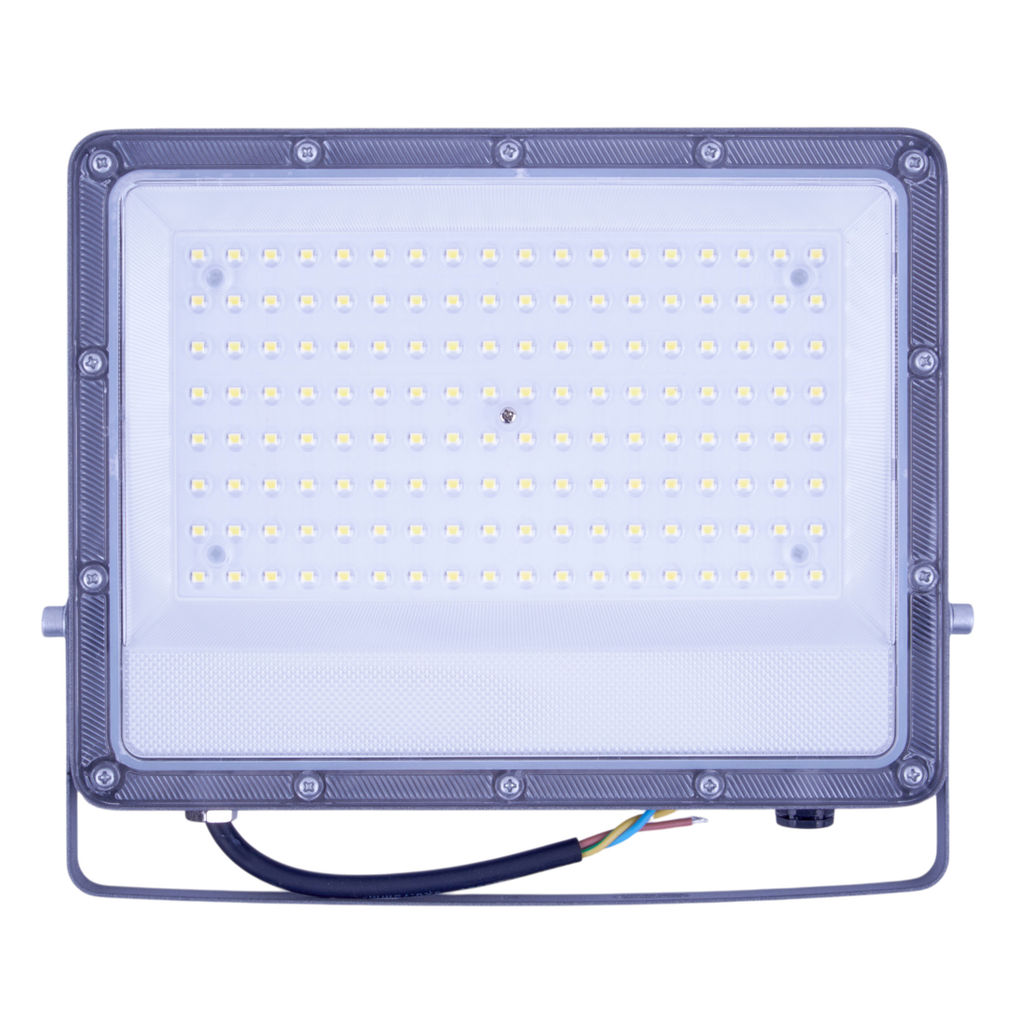 ULF-F52D-100W/6500K IP65 200-240V GREY Прожектор светодиодный. Дневной свет (6500K). Угол 90 градусов. Корпус серый. TM Uniel
