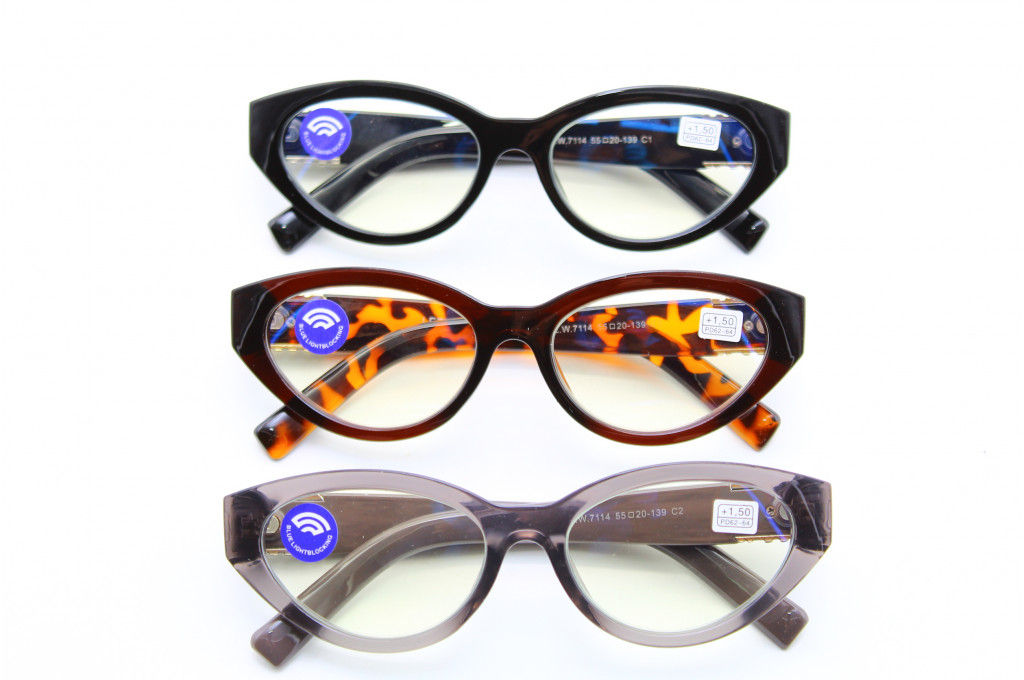 Готовые очки LETITGO 7114 55-20-139 БЛЮБЛОКЕР