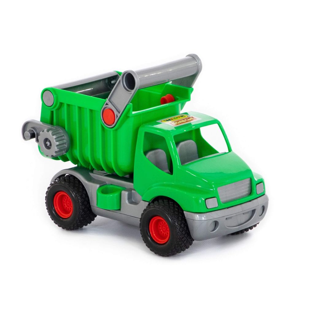 КонсТрак, автомобиль-самосвал (зелёный) (в сеточке) - Полесье фото 9