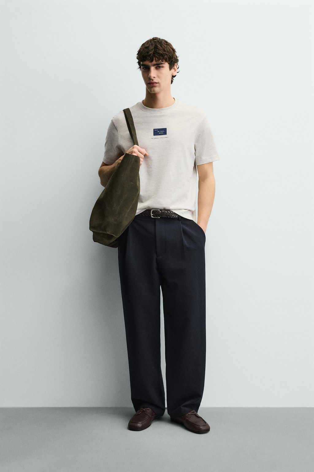 CONTRAST PRINT T-SHIRT - Zara фото 9