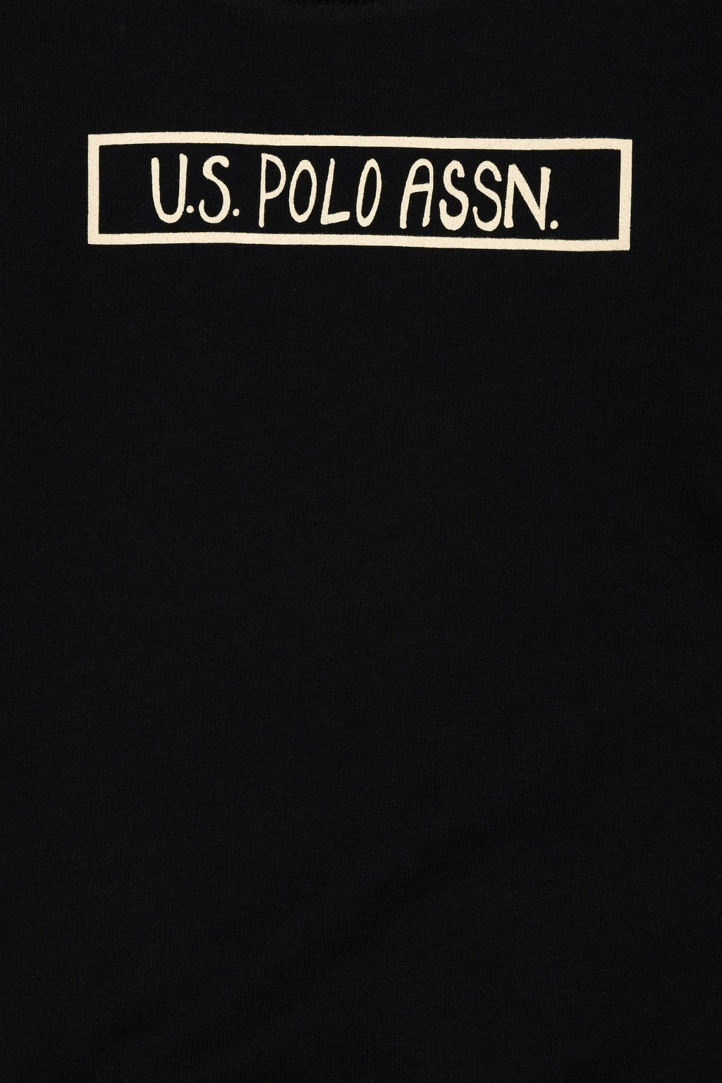 U. S. Polo Assn / Детский черный базовый свитшот с круглым вырезом - U.s. polo assn фото 3