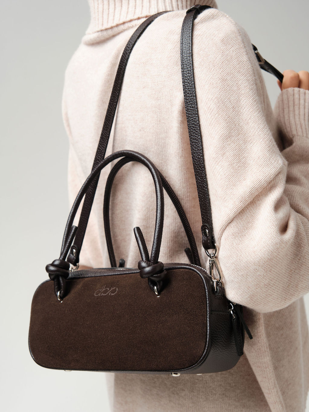 Сумка Curl DBR 31363 черный каштан  фото 7