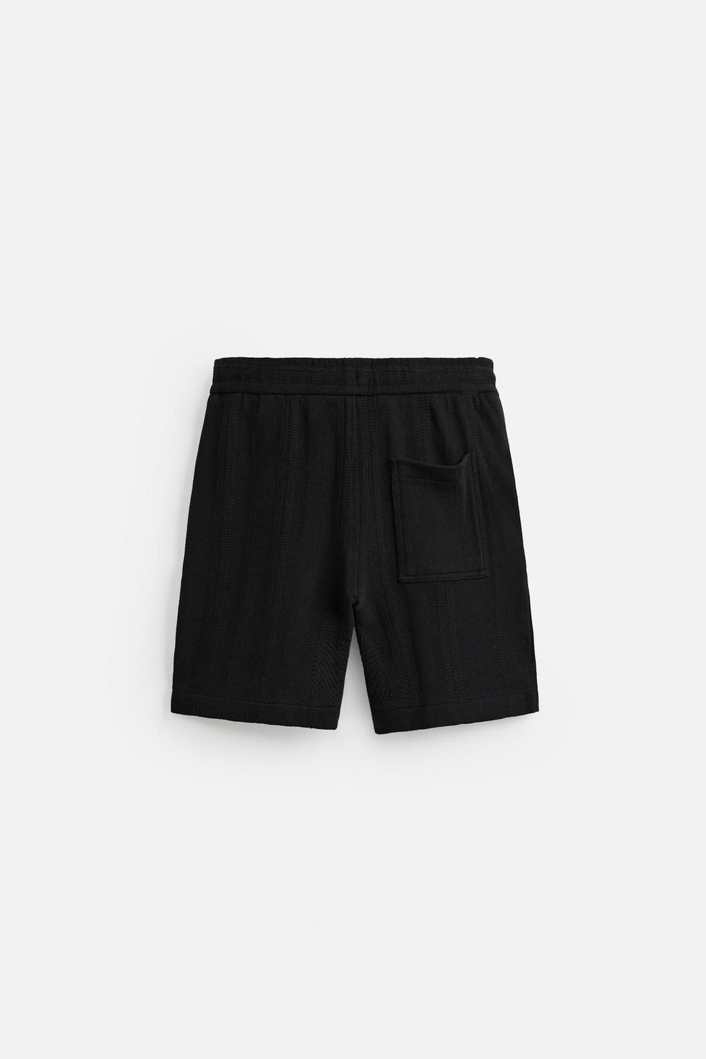 JACQUARD TEXTURED BERMUDA SHORTS - Zara фото 17