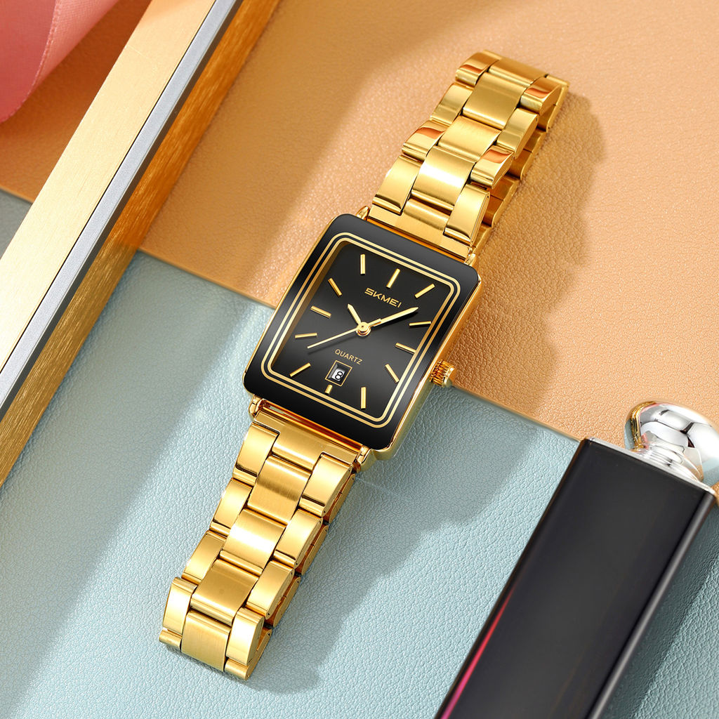 Часы наручные Skmei женские кварцевые 2566gold-black