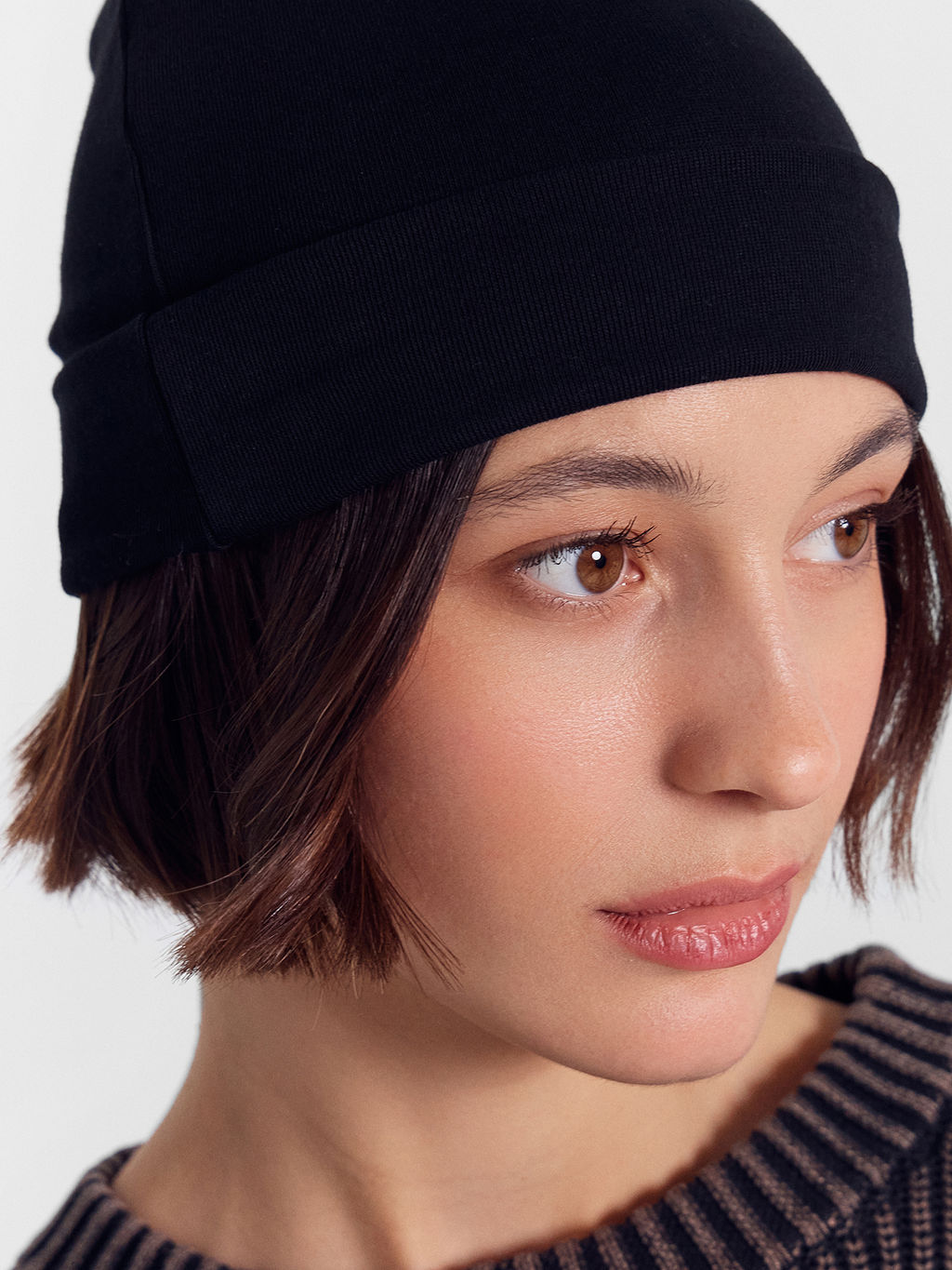 Шапка бини черная - Mark formelle фото 4