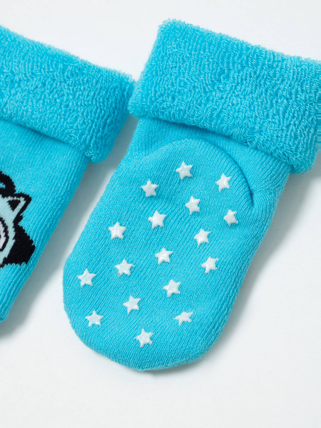 Цена за 2 пары. Носки Теплые CONTE-KIDS SOF-TIKI Махровые носки с отворотом и антискользящей стопой - Conte elegant фото 2