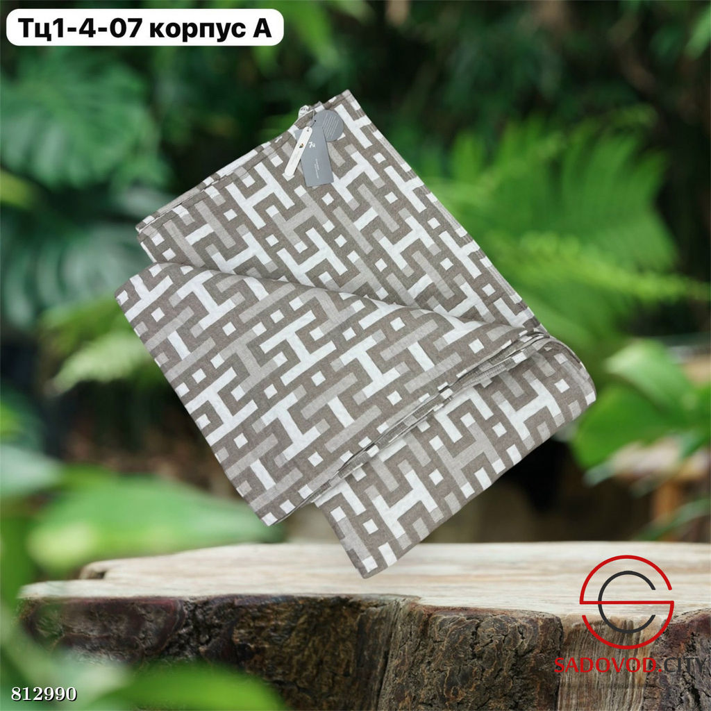 Плед на диван или кровать с принтом