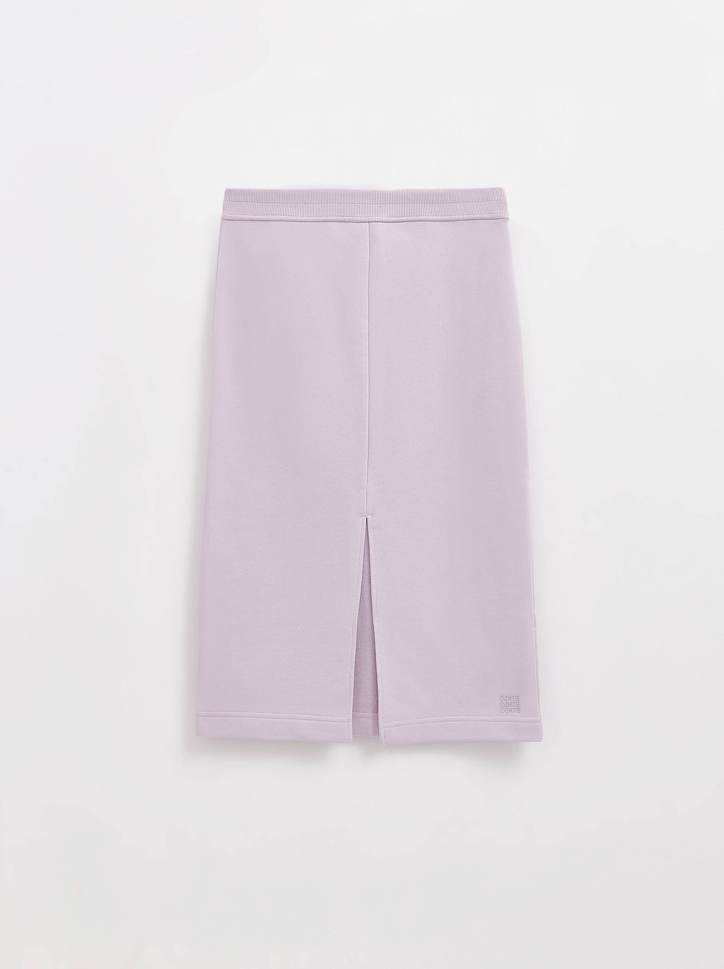 CONTE Юбка прямого кроя из футера с разрезом LU 2592 lavender - Conte elegant фото 3