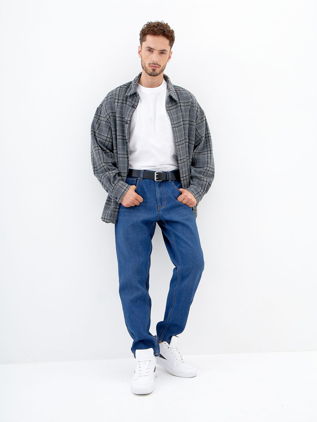 Утепленные Мужские джинсы TAPER-SLIM - Mossmore фото 37