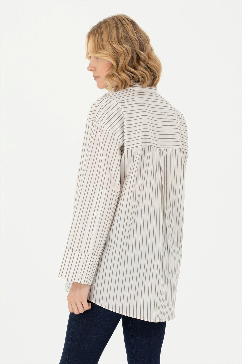 U. S. Polo Assn Женская рубашка с длинным рукавом Stone - U.s. polo assn фото 5