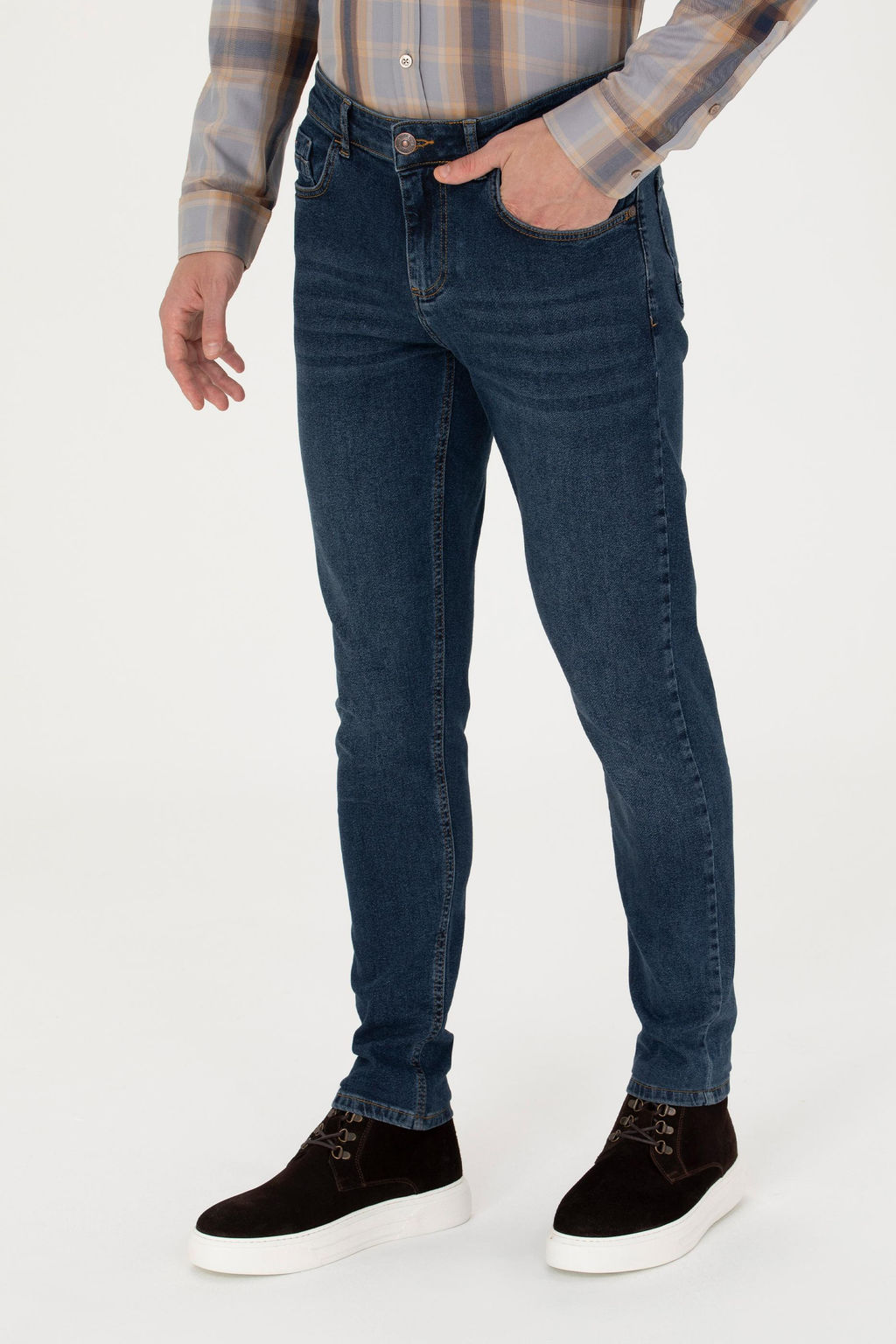 Erkek Mavi Jean Pantolon