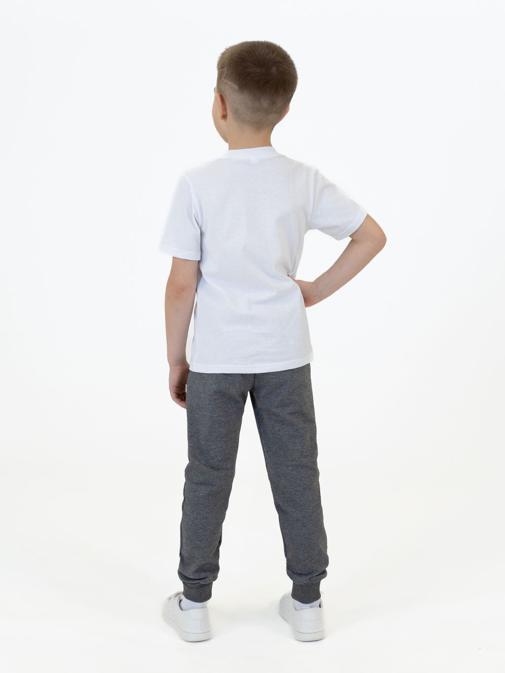 Брюки детские антрацит колледж 446п (110, 60)