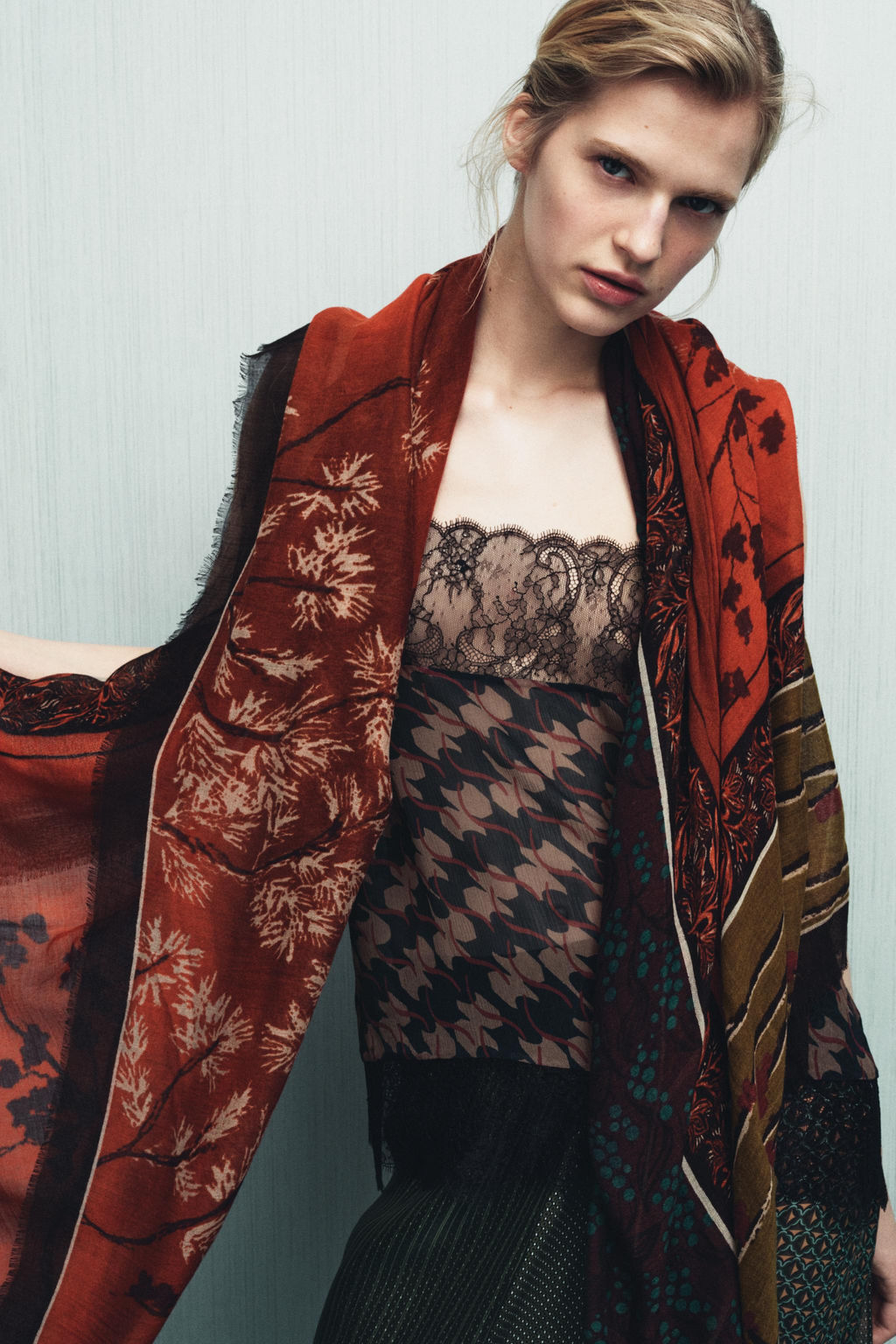ORIENTAL PRINTED SCARF - Zara фото 8