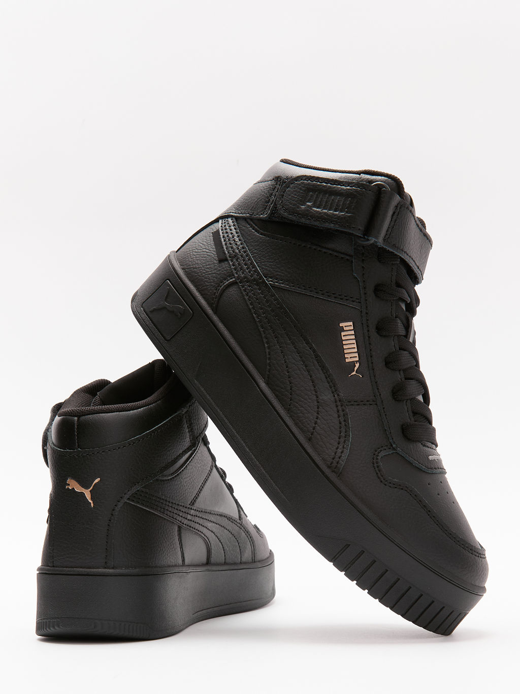 Женские высокие кеды PUMA Carina Street Mid Артикул 4153315, черный