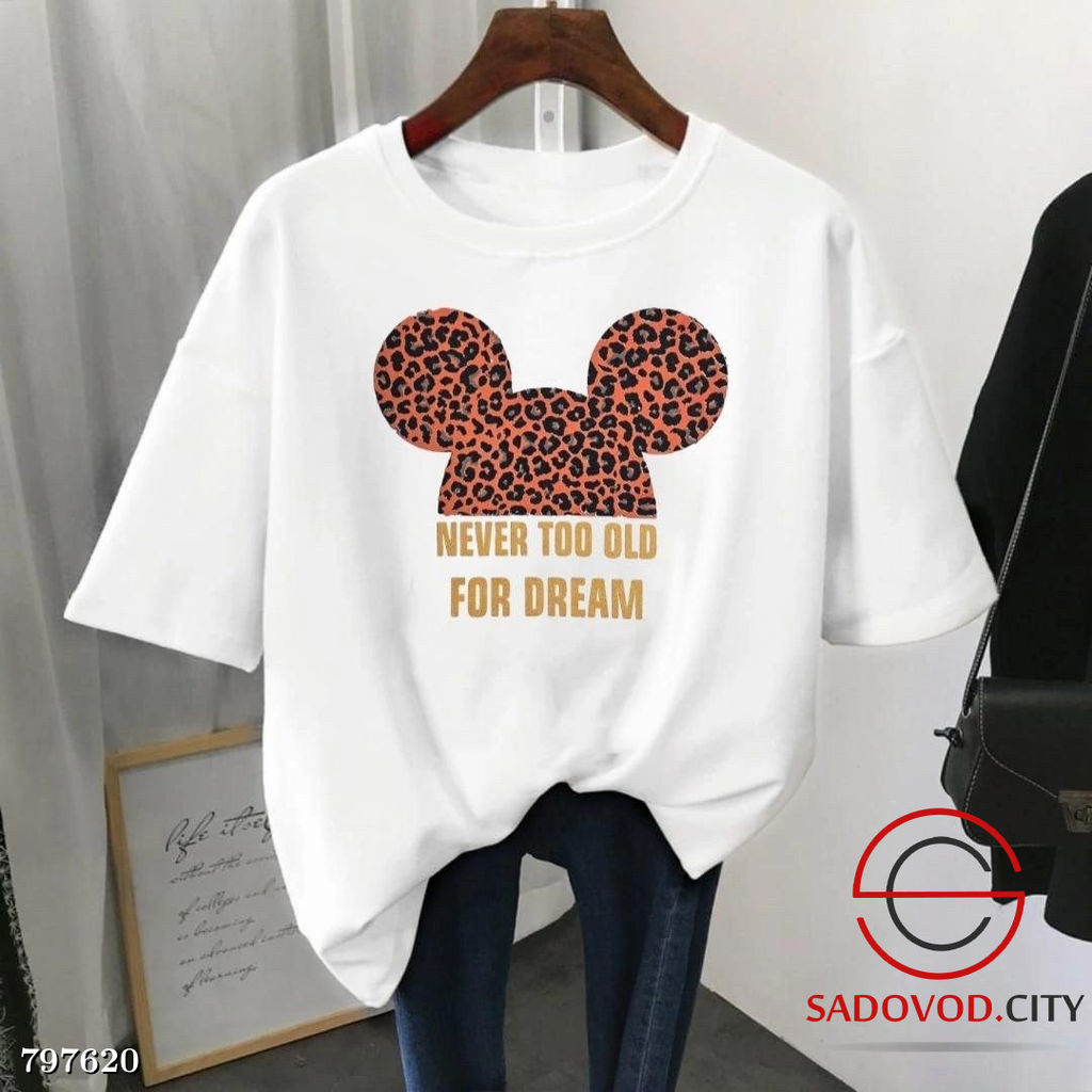 Футболка женская с рисунком (большой размер)