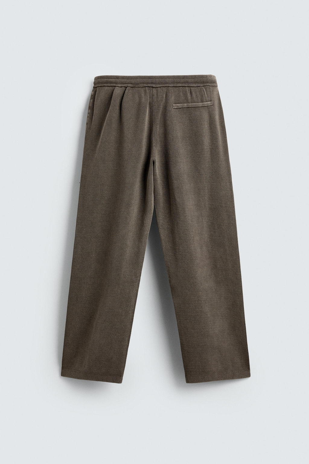TEXTURED KNIT TROUSERS - Zara фото 8