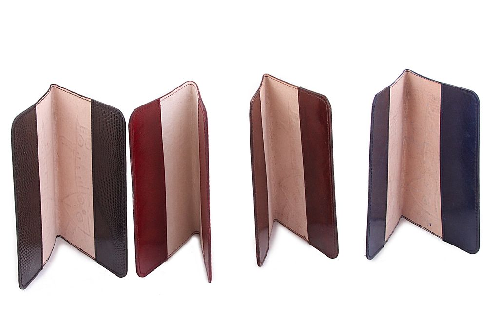 Обложка для паспорта натуральная кожа № 231/10 (4шт/уп) - Ганг фото 2