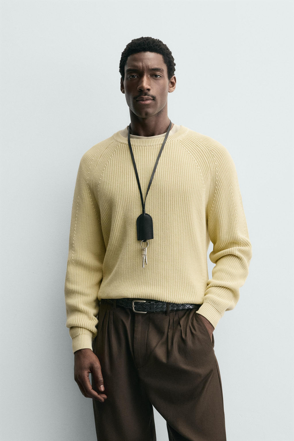 RIBBED TEXTURED JUMPER - Zara фото 2