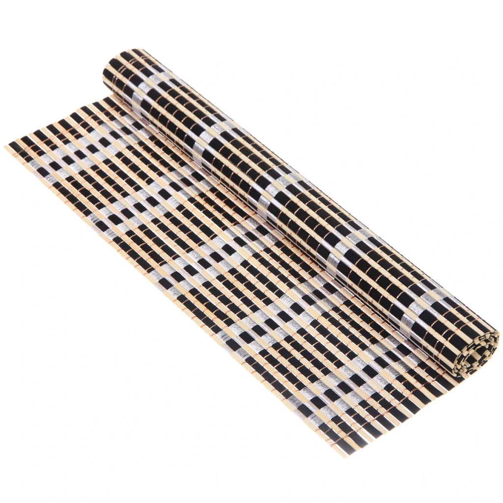 Цена за 2 шт. Салфетка на стол 30*45см бамбуковая, черная