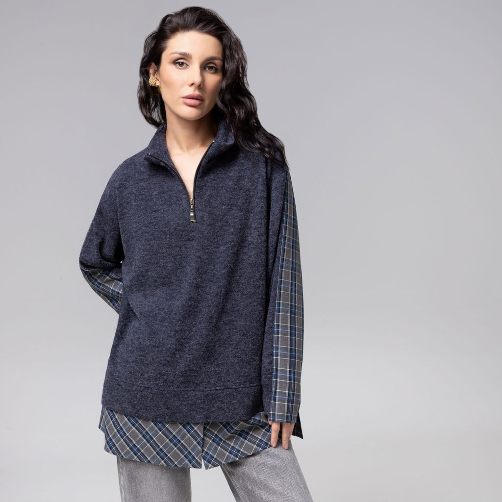 Свитшот утеплённый, Путешествие начинается (синяя туманность) - Charutti фото 7