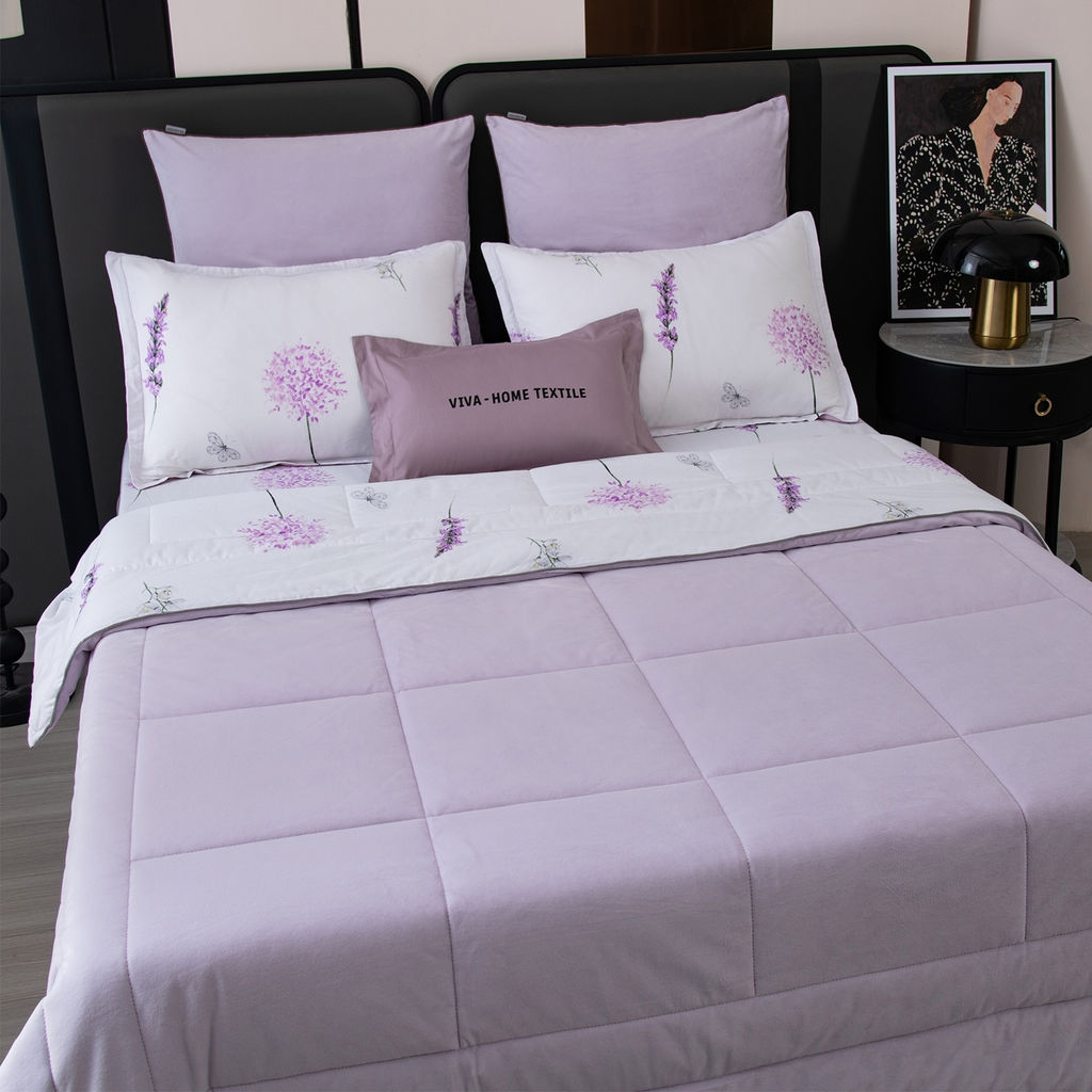 Комплект постельного белья на резинке Сатин Velouria Luxe с Одеялом VLR019 180*200*25;160*200*25;140*200*25 Евро 4 Наволочки