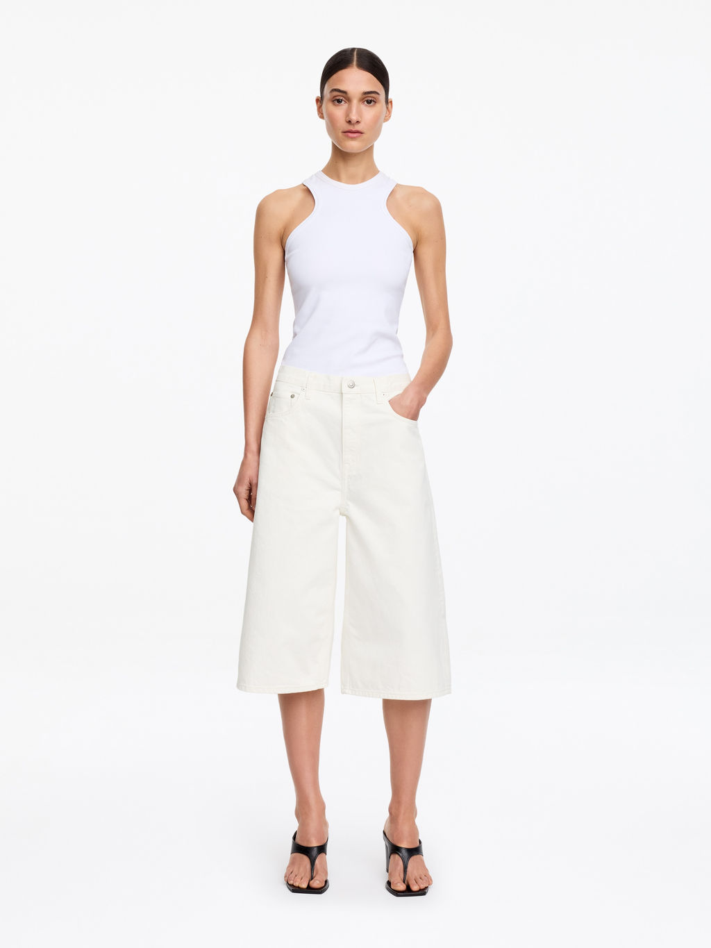 Pantalones cortos denim largos - H&m фото 3