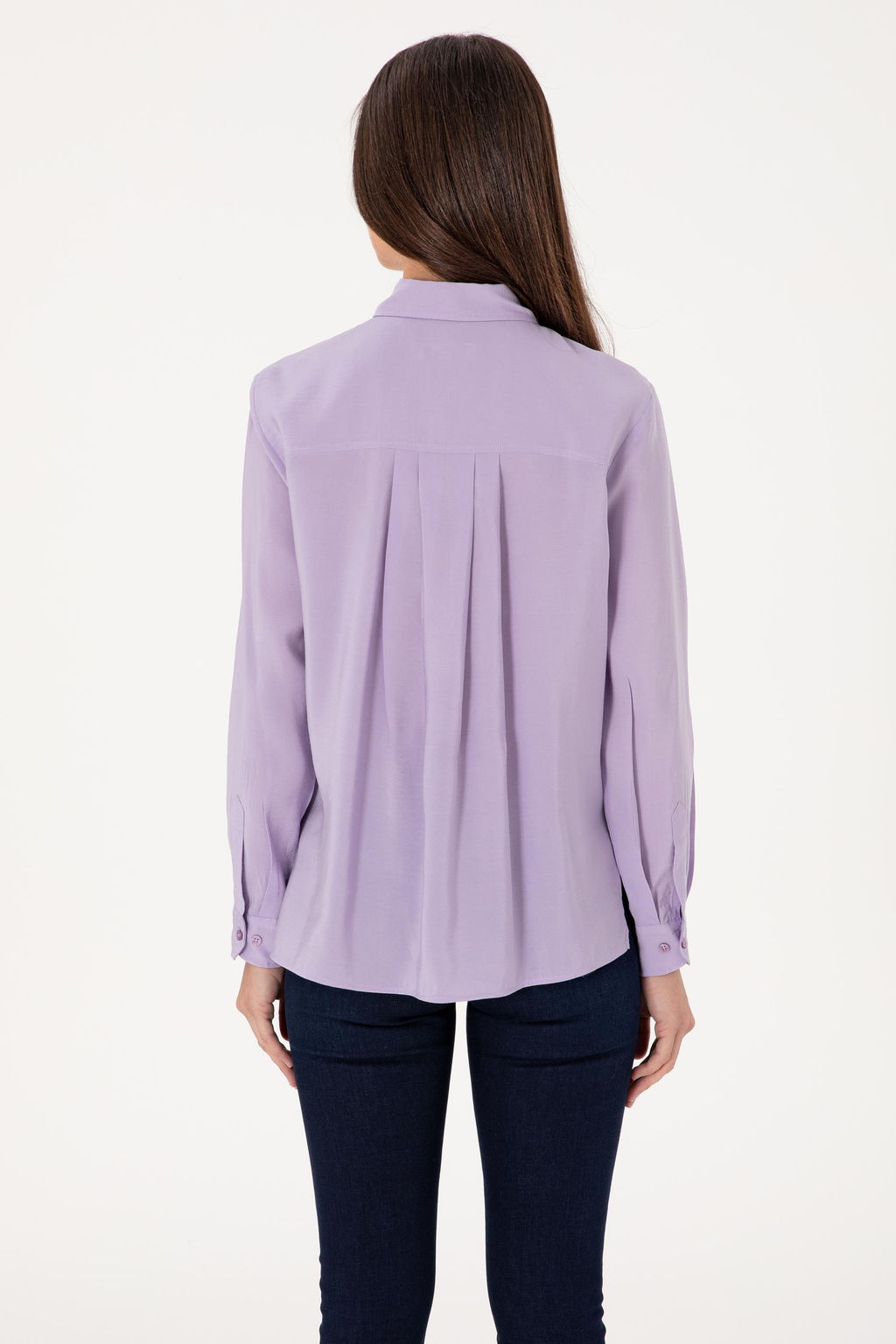 Kad_n Lila Uzun Kollu G_mlek Sepette S_rpriz _ndirim - U.s. polo assn фото 5