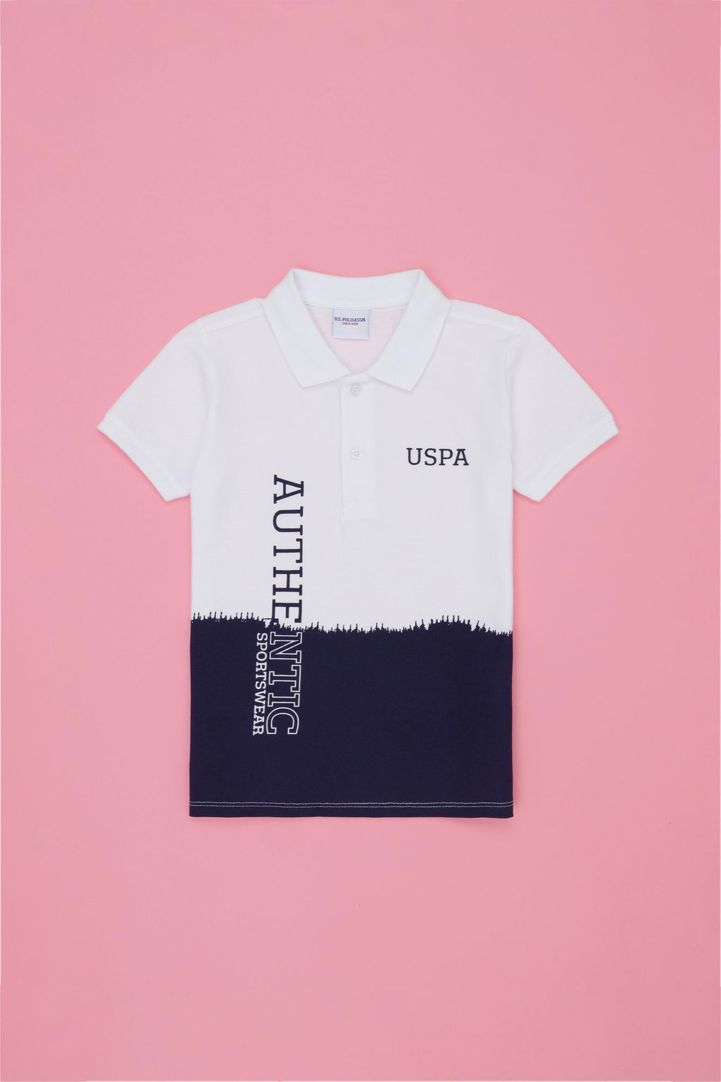 Темно-синяя футболка с воротником-поло для мальчика Неожиданная скидка в корзине - U.s. polo assn фото 5