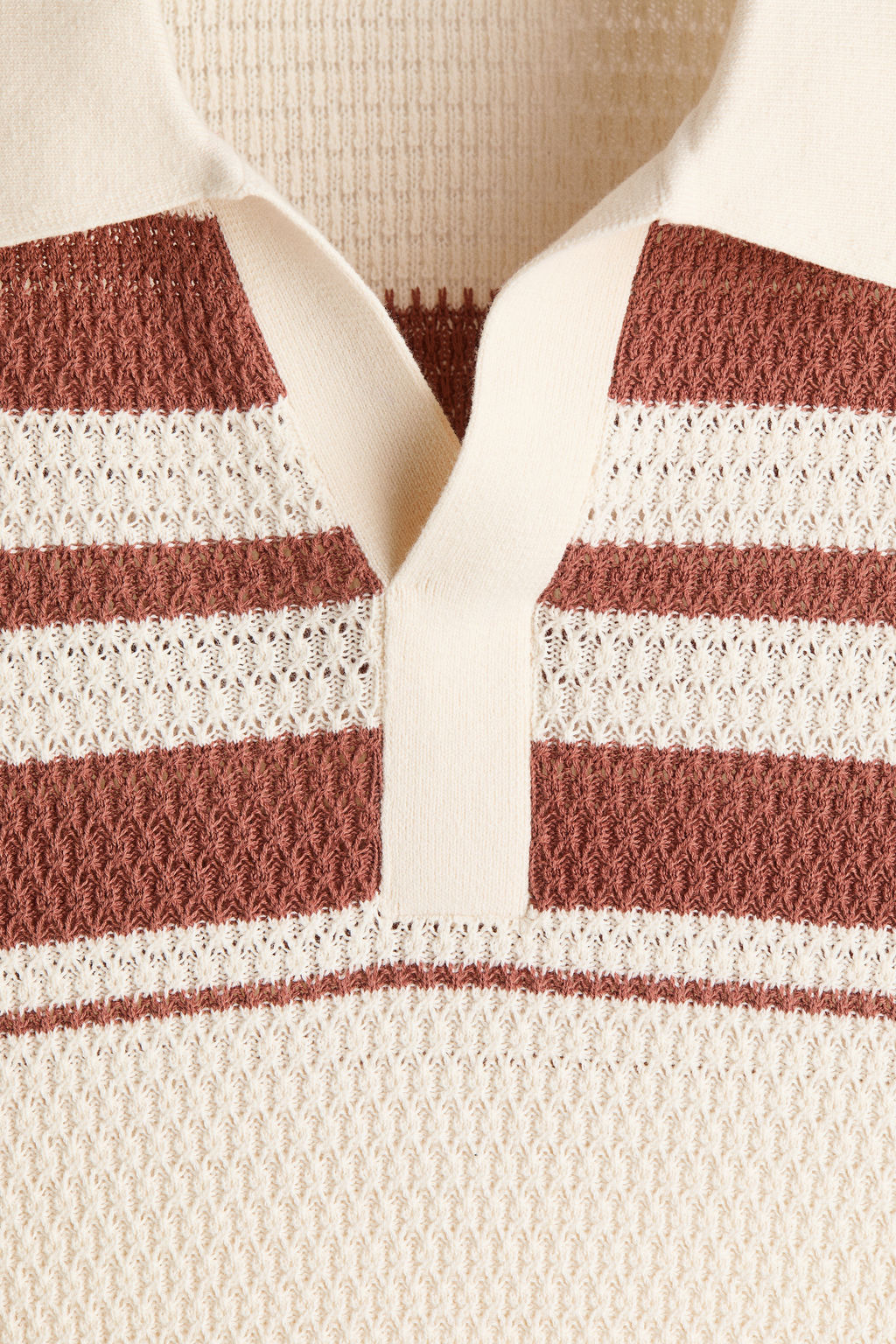 Polo en punto pointelle Regular Fit - H&m фото 6