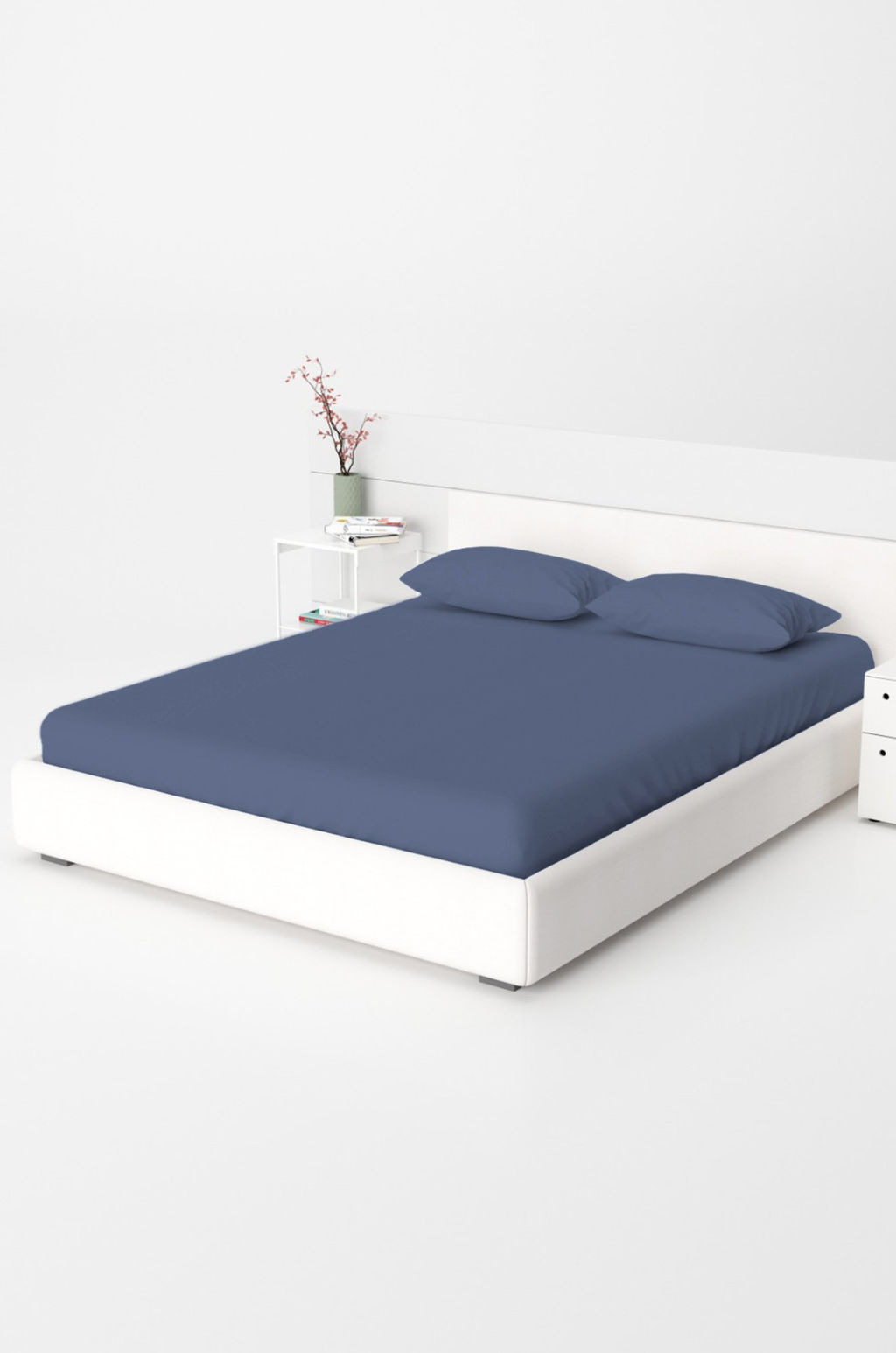 Простыня на резинке из поплина 180X200X30 Happy Fox Home  фото 6