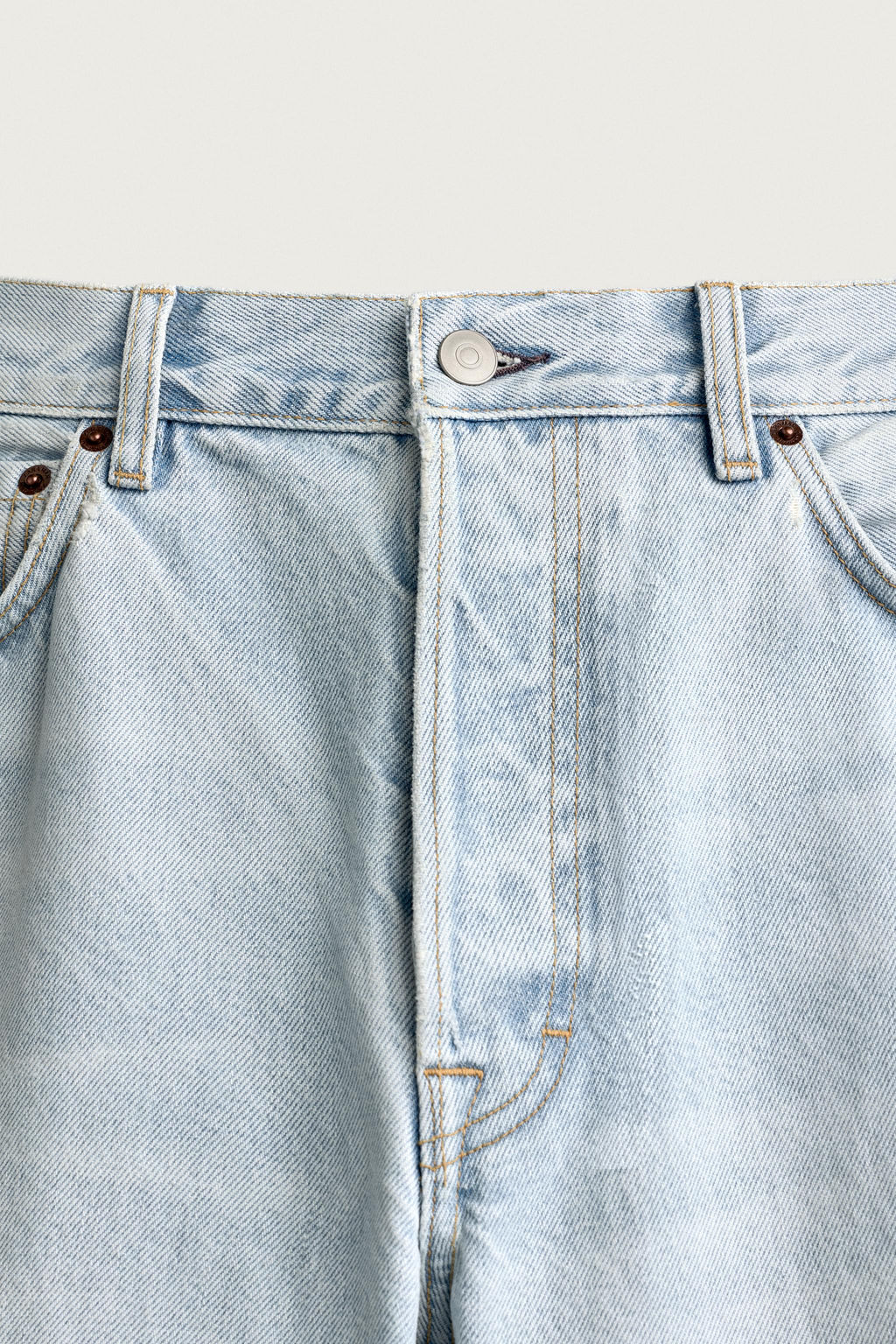JEANS STRAIGHT ANKLE FIT / Azul claro - Zara фото 8