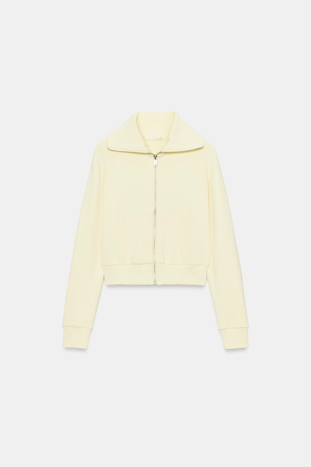 CHAQUETA FELPA CREMALLERA / Amarillo - Zara фото 6