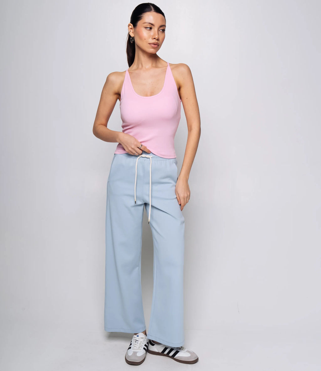 Топ #КТ319 (4), розовый