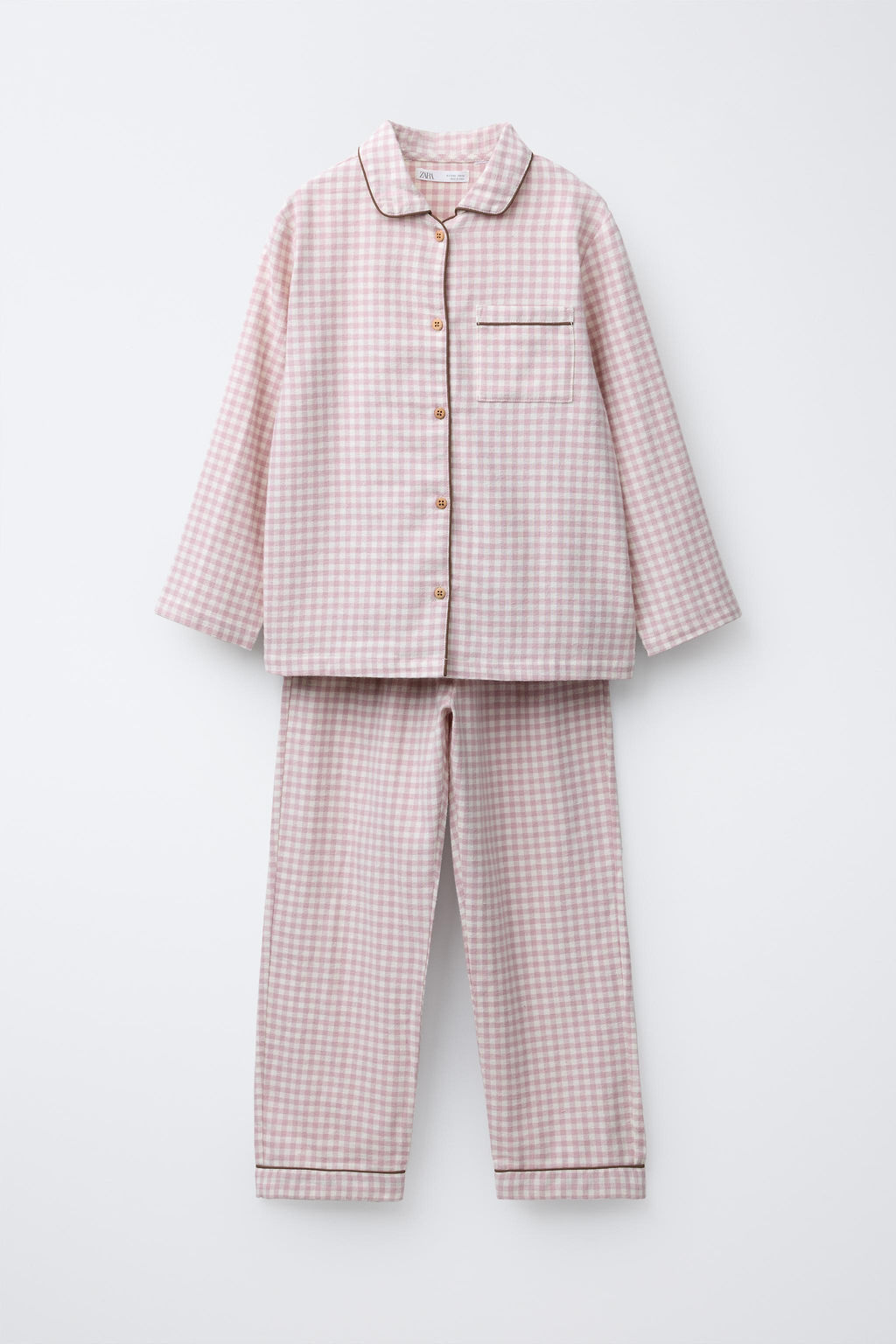 AGES 6-14 / FLANNEL GINGHAM PYJAMAS