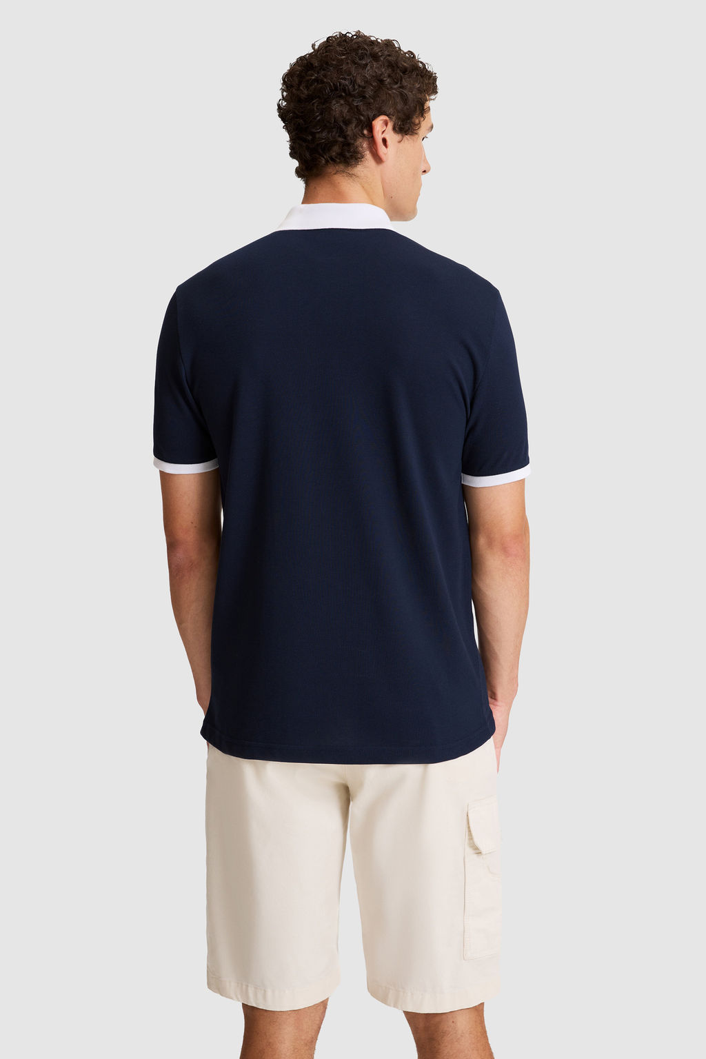 Erkek Lacivert Regular Fit Polo Yaka Basic TiЕГrt - U.s. polo assn фото 5
