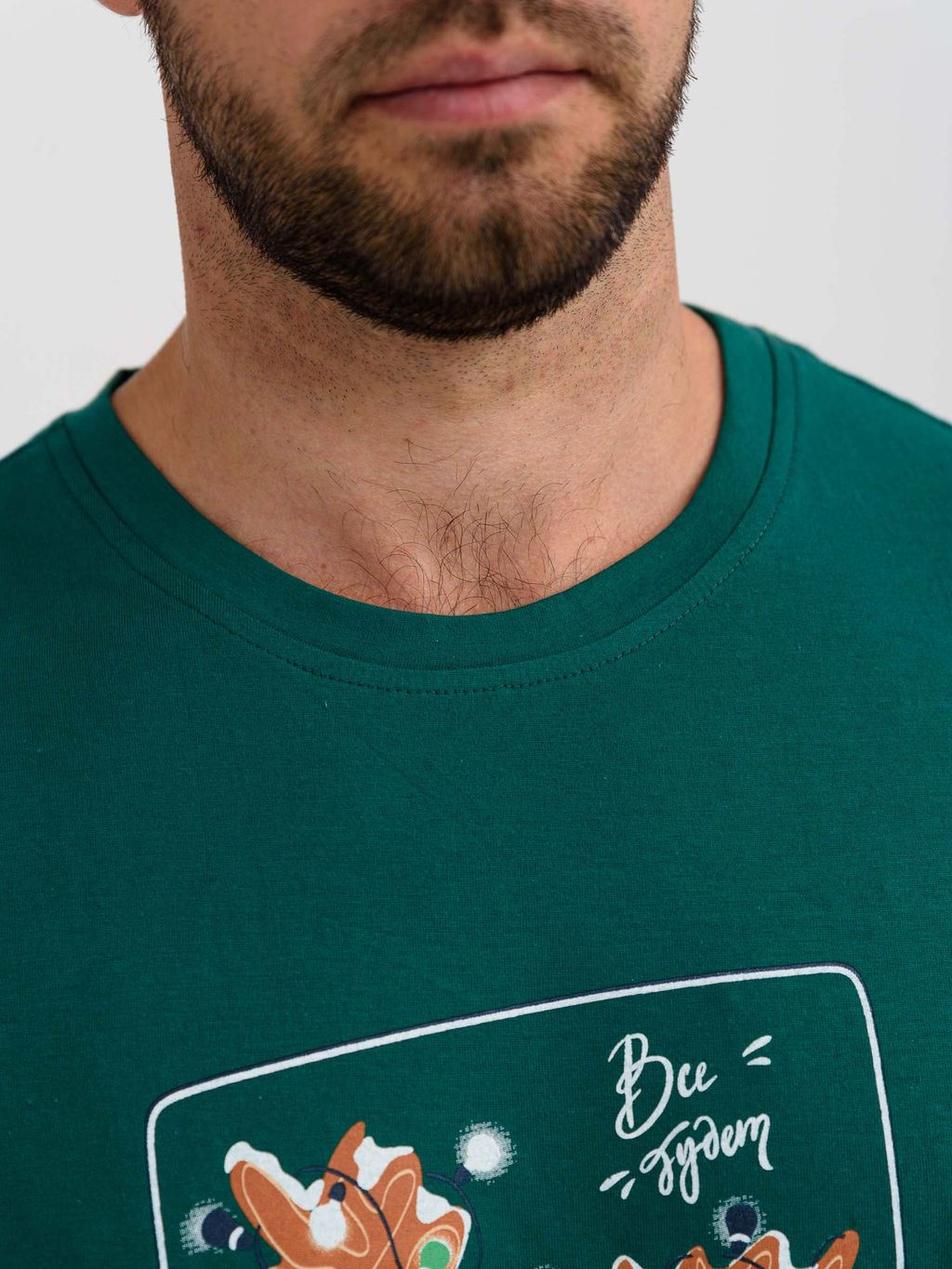 Пижама мужская 100% хлопок Все будет! - Оптима фото 7