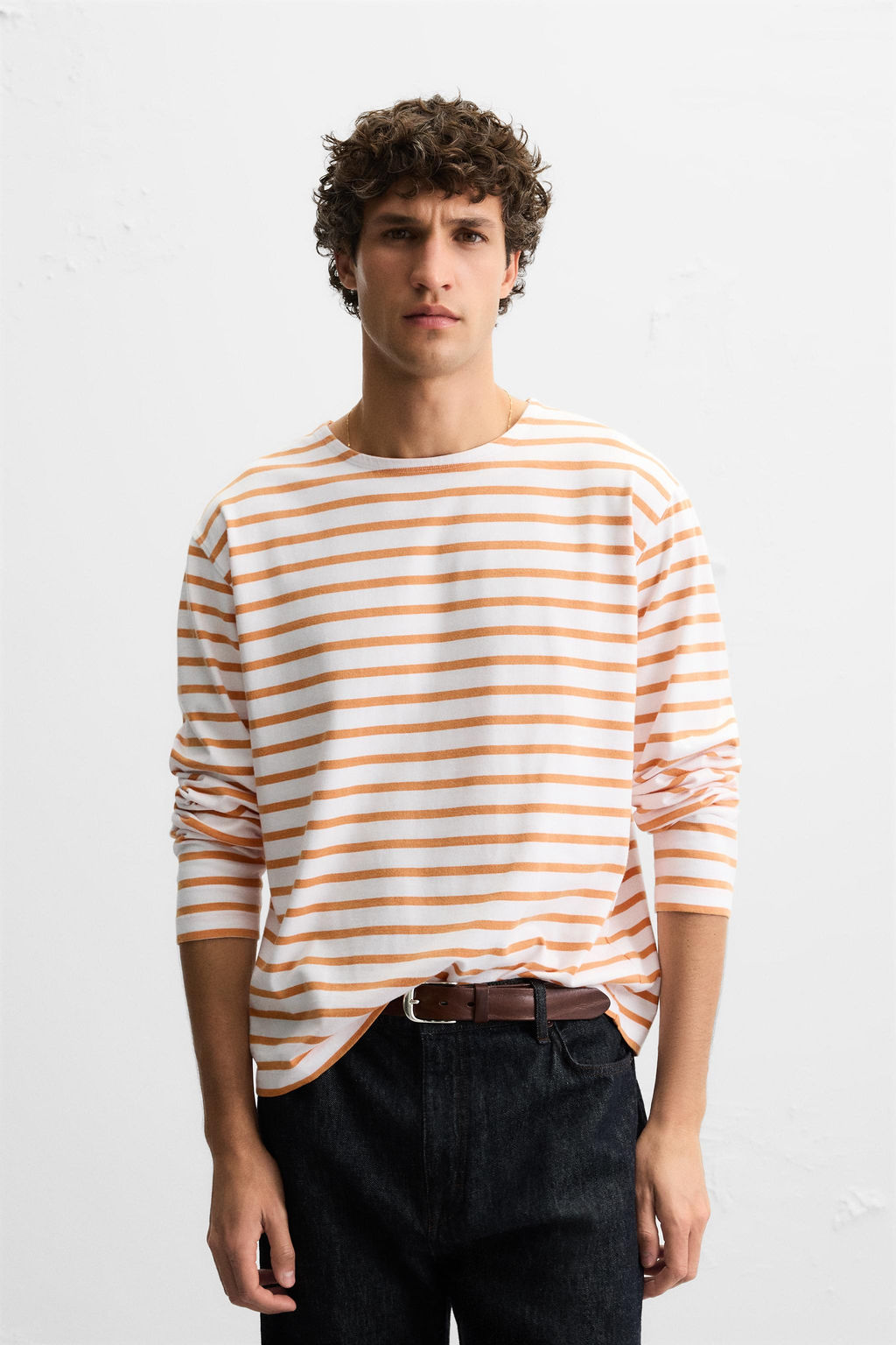 STRIPED JACQUARD T-SHIRT - Zara фото 2