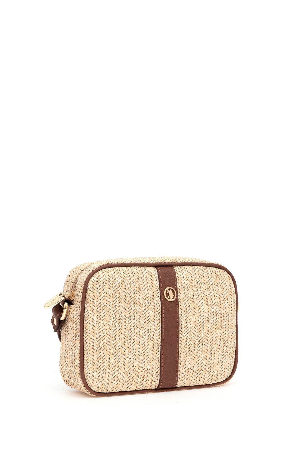 U. S. Polo Assn / Женская бежевая сумка через плечо - U.s. polo assn фото 2