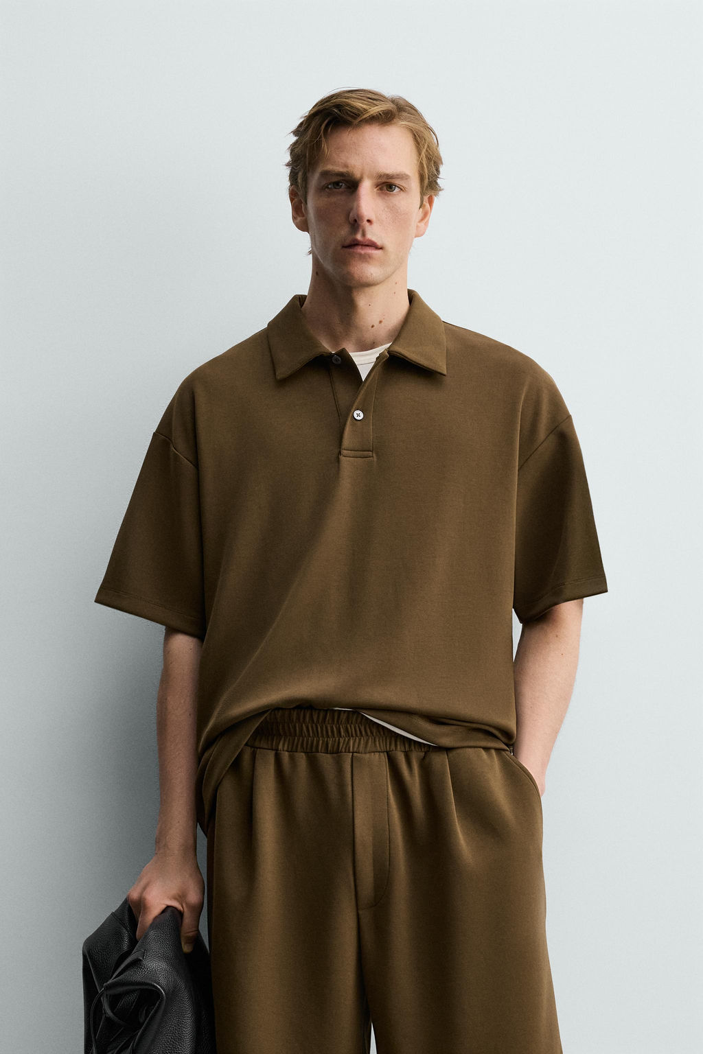 POLO RELAXED FIT SOFT / Marr?n - Zara фото 2