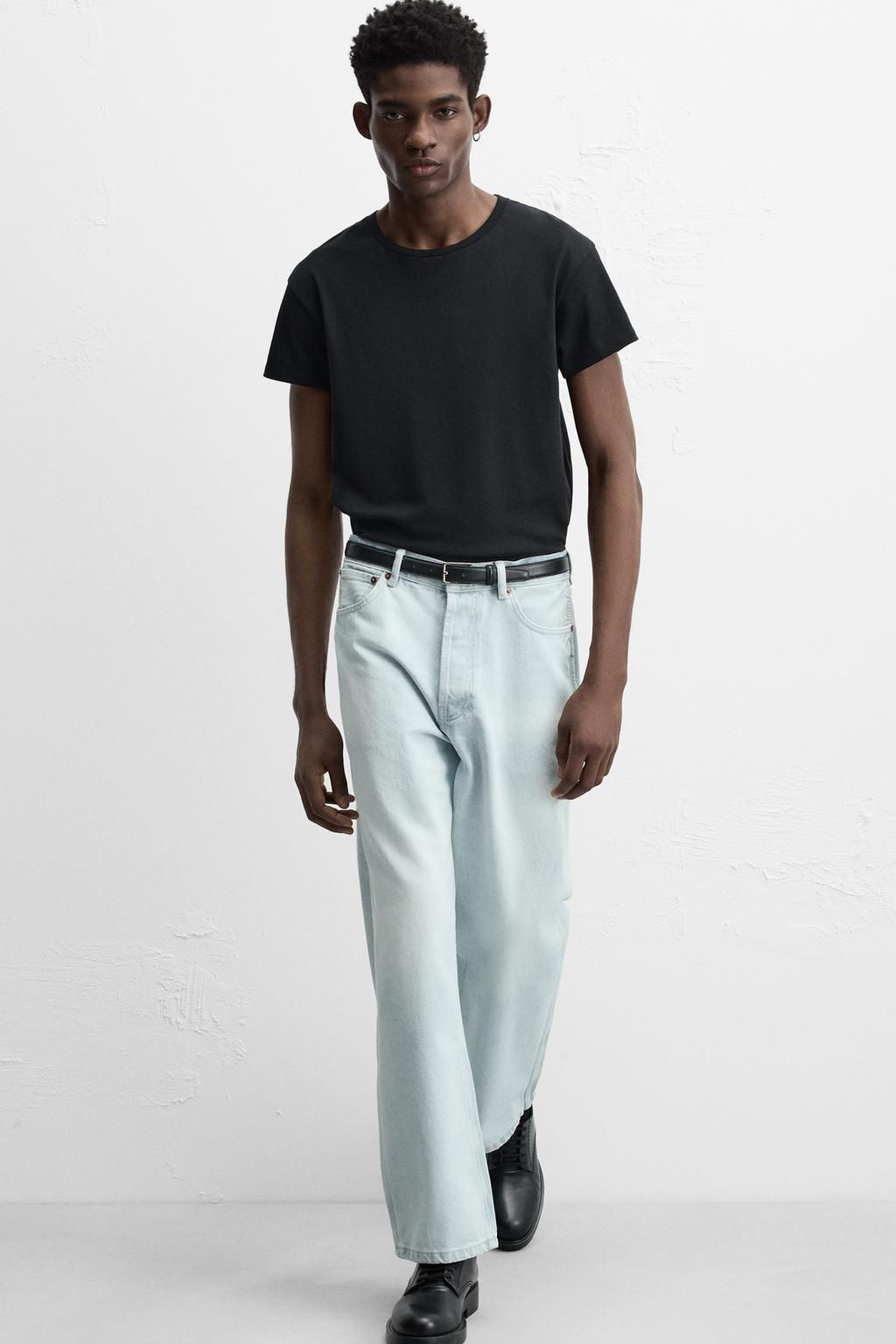 RELAXED STRAIGHT-LEG JEANS - Zara фото 29