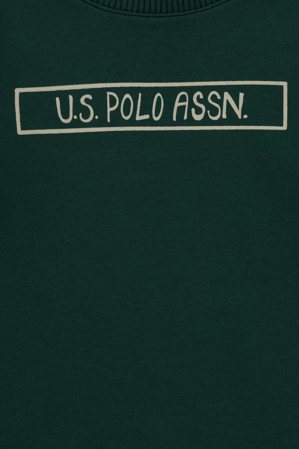 Свитшот для мальчика U.S. Polo Assn темно-зеленый фото 8