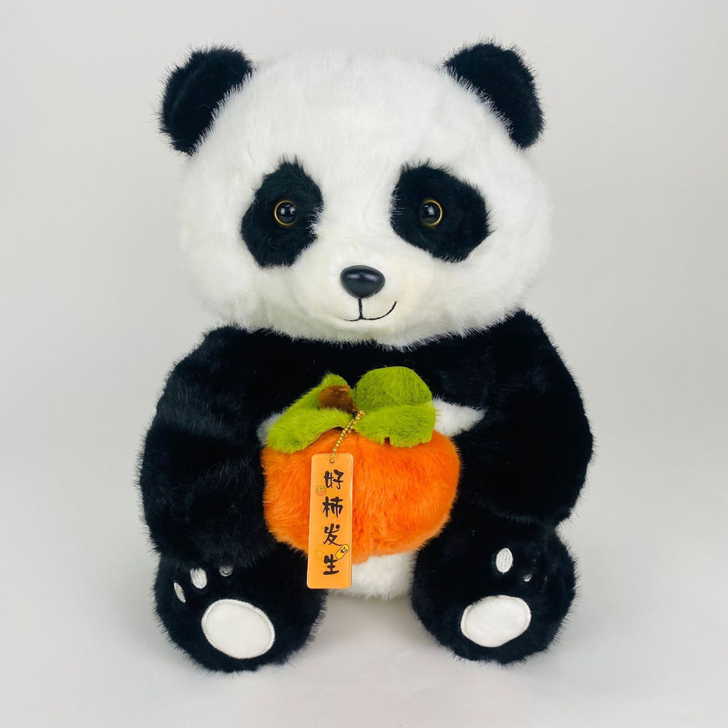 Мягкая игрушка Панда с персиком 33 см - Storyland фото 4